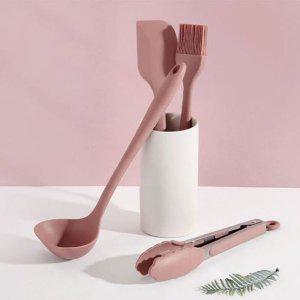 김솔 실리콘 핑크 브러쉬 기름솔 오일붓 풍년 23cm 실