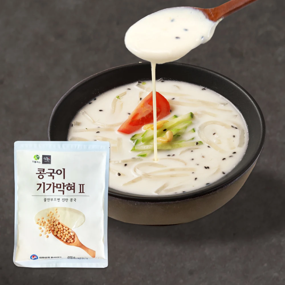 국산 콩가루 콩국수가루 400g 초림단지묵 콩국이기가막혀 콩물
