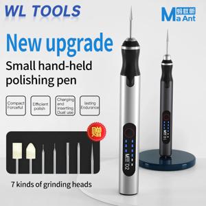 MaAnt D1 D2 스마트 전기 선명 미니 핸드 헬드 그라인더 조각 펜 도구 세트 DIY 조각 연삭 연마 충전식