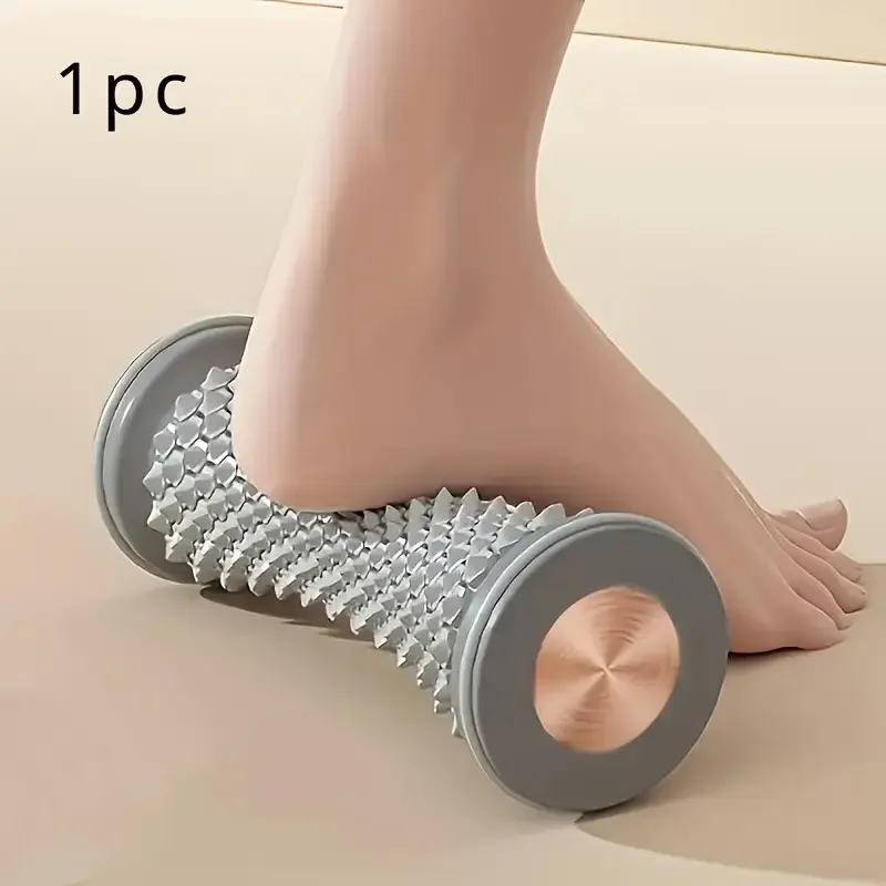 1pc 플라스틱 요가 근육 마사지 롤러 발 훈련 장치 근육 네트워크 배수를위한 다기능 발 롤러