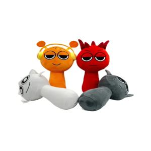 Sprunki 장난감 Sprunki 플러시 장난감 Sprunki 인형 가수 Oren Wenda Incredibox Sprunki Peluches 플러시ie Banban Brushista의 정원