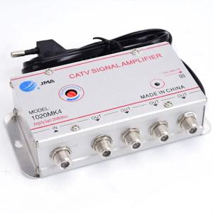 케이블 TV 분배기 증폭기 20dB 디지털 TV 안테나 신호 부스터 홈 Tv 장비 45Mhz ~ 860MHz EU 플러그 220V