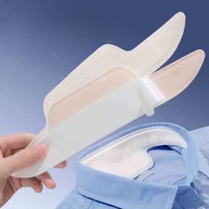 10PCS 모자 땀 흡수기 스티커 여름 모자 라이너 밴드 스웨트 밴드 바이저 모자 크기 감속기 접착제 땀 흡수 스트립 패드