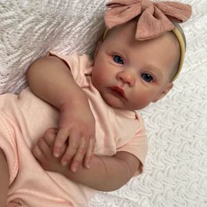 완성 된 다시 태어난 인형 초원 전체 실리콘 비닐 신생아 장난감 어린이 선물 Boneca Renascida Brinquedo Bebe Para Crianças Menina