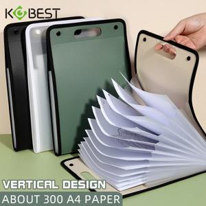 1Pcs A4 Vertical13 포켓 확장 파일 서류 가방 핸드백 종이 폴더 주최자 문서 가방 보관