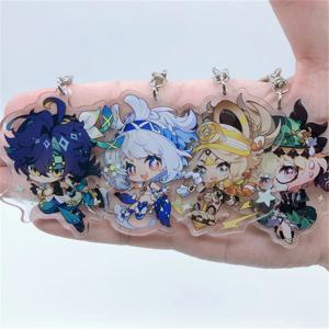 게임 Genshin Impact Sethos Mualani Kachina Kinich Emilie 코스프레 의상 애니메이션 열쇠 고리 열쇠 고리 액세서리 펜던트