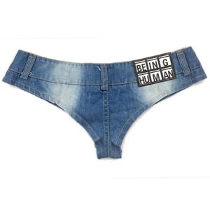 여성 비치 데님 끈 팬티 어린 소녀 섹시한 나이트 클럽 미니 짧은 청바지 숙녀 디스코 폴 댄스 핫팬츠 마이크로 미니 반바지