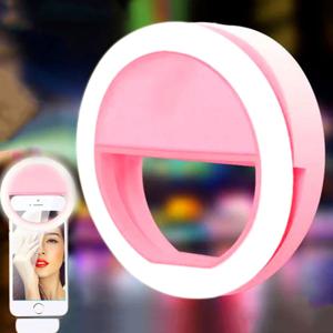 AAA 배터리 LED Selfie 램프 휴대 전화 렌즈 휴대용 플래시 링 Led 빛나는 링 클립 라이트 휴대 전화 TikTok 비디오 라이브