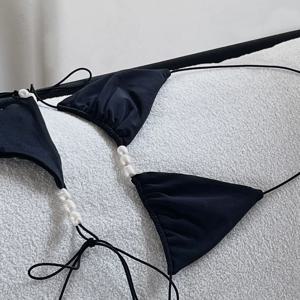 여성용 섹시한 비키니 수영복, 방도 비키니 티팬티, 목욕 세트, 반짝이는 수영복, 홀터 바디수트, 비치웨어