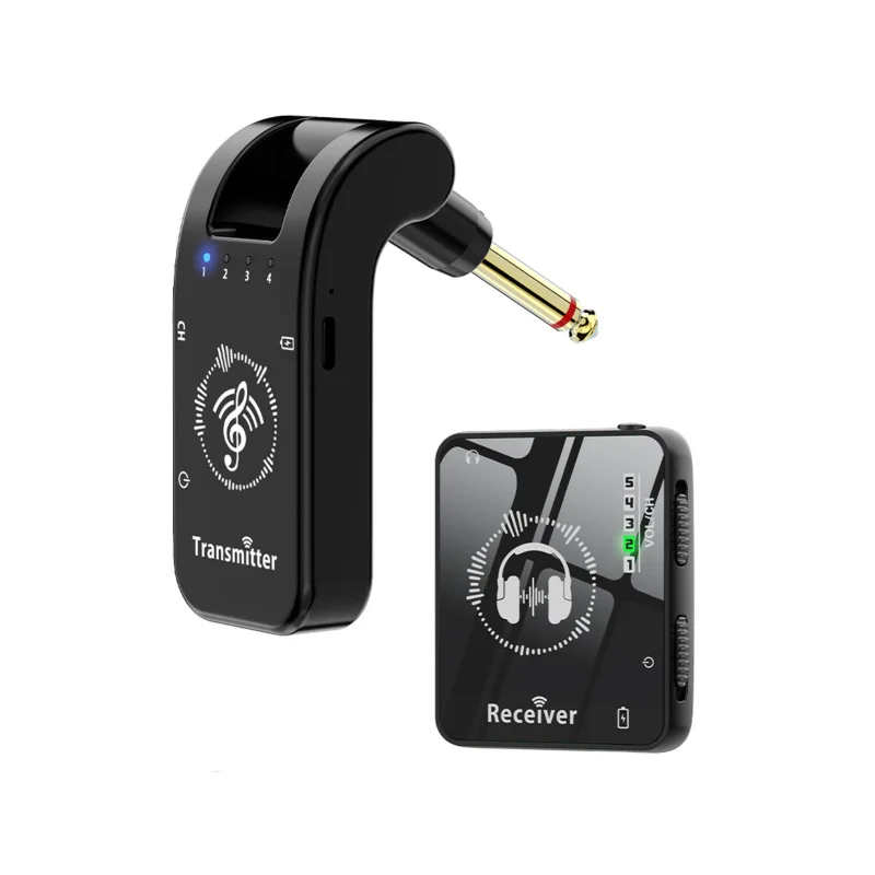 무선 IEM 시스템 송신기 리시버, 2.4GHz ISM 밴드 무선 이어 모니터, 자동 페어링 플러그 플레이, 범용 액세서리