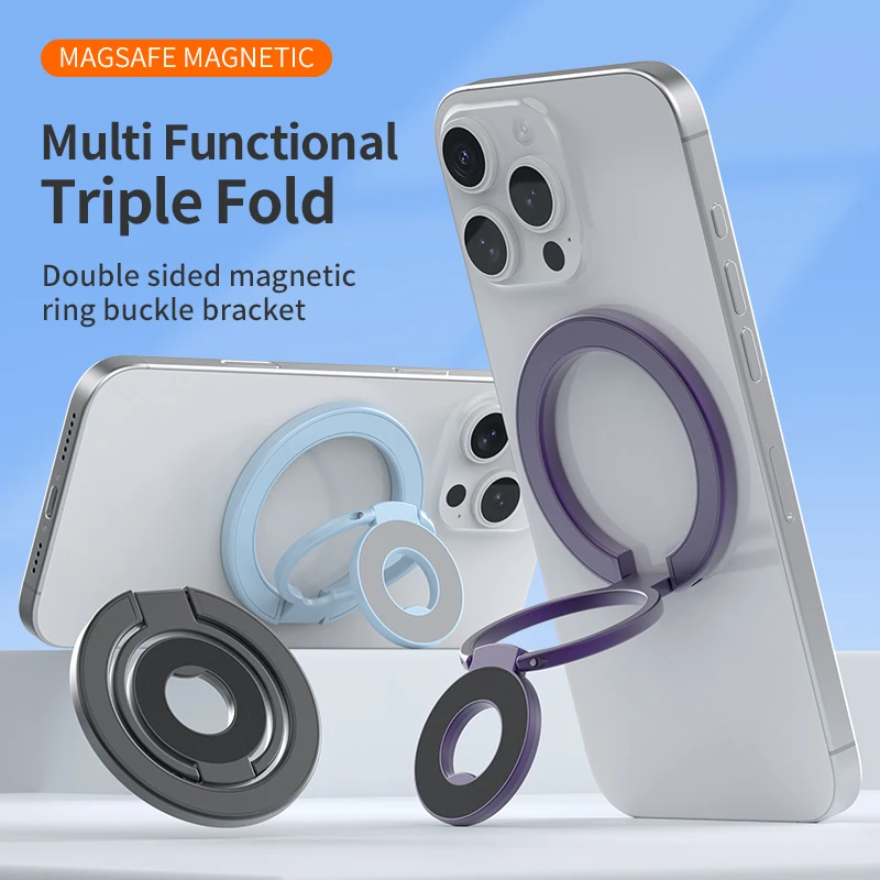 Magsafe 핸드폰 그립 양면 자기 링 전화 홀더 핸드폰 스탠드 전화 액세서리 지원 전화 그립 Tok