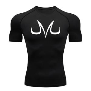 남성용 그래픽 압축 셔츠 여름 짧은 소매 러쉬 가드 체육관 운동 Tshirt Athletic Quick Dry Baselayer Undershirts