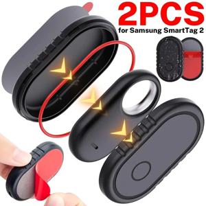 삼성 Smarttag2 케이스 용 보호 커버 Smarttag 2 홀더 용 접착 스티커 GPS 트래커 지갑 자전거 분실 방지 PC 쉘