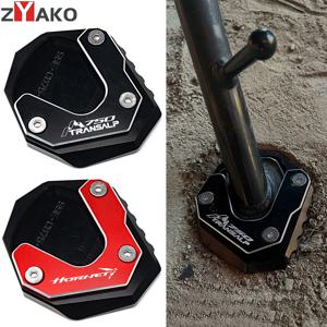 혼다 TRANSALP XL750 2025 TRANSALP XL 750 TRANSALP 750 CB750 HORNET CB1000 용 CNC 오토바이 킥 스탠드 사이드 스탠드 확장 패드