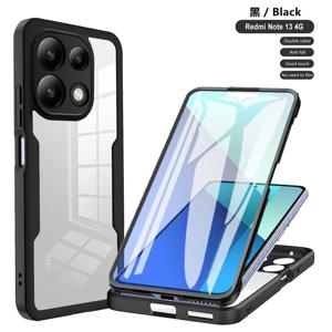 360 전신 화면 보호기 Redmi Note 13 12 11 10 9 Pro 12s 11s 10s 10C 12C 13C 충격 방지 전화 커버 용 투명 케이스