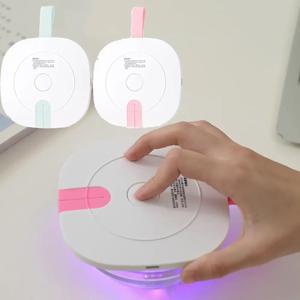 2 가지 모드 LED UV 소독제 상자 식품 등급 손잡이 물 컵 살균기 유형-C 충전 방수 UV 살균 커버
