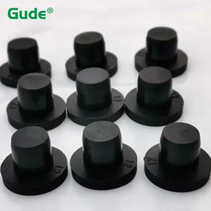 검정색 솔리드 실리콘 홀 캡 2mm-14mm T 유형 고온 저항 씰 홀 플러그 방진 가스켓 블랭킹 엔드 캡