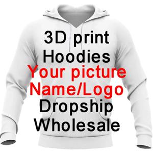 DIY 맞춤형 브랜드 로고 2024 최신 가을 용수철 캐주얼 긴 소매 남성용 후드, 3D 인쇄 후드 스웻셔츠 풀오버