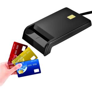 은행 카드 IC/ID EMV 읽기-쓰기 장치 용 USB 스마트 카드 리더기 Windows 7 8 10 Linux OS USB-CCID ISO 7816 용 고품질