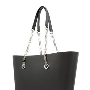 새로운 1 쌍 Obag 실버 긴 OT 더블 체인 OBag 핸들 O 가방 여성 가방 숄더 핸드백에 대한 금속 도금 나사