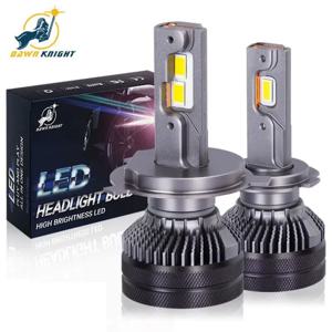 DAWNKNIGHT K5C 4300K ​​110W H7 H4 Led 램프 이중 구리 튜브 3000K Led 조명 자동차 H1 H11 HB3 9005 HB4 9006 Led 헤드 라이트 전구