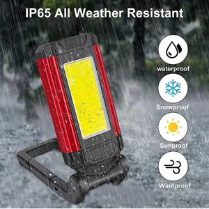 LED 휴대용 다기능 Cob 밝은 손전등 Usb 자석 홀더 후크 수리로 충전 슈퍼 밝은 비상 조명