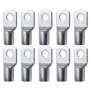 10Pcs 16-35mm2 볼트 구멍 SC16-6 SC25-6 SC35-6 SC 유형 와이어 노즈 터미널 압착 러그 링 케이블 커넥터 키트