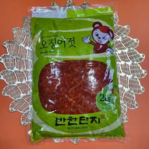 반찬단지 오징어젓 2kg (PE) (무료배송)