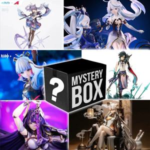 Genshin Impact 애니메이션 게임 액션 피규어 블라인드 박스 Paimon Aether Luck Box 수제 대형 그림 애니메이션 게임 팬 선물 10-30cm