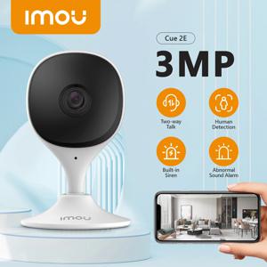 IMOU Cue 2E 3MP Wifi 보안 카메라 실내 베이비 모니터 인간 감지 야간 투시경 IP 카메라 비디오 감시