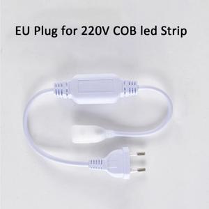 220V COB LED 스트립용 EU 플러그