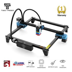 TwoTrees TTS-55 PRO/TTS-10 PRO CNC 레이저 조각기, 와이파이 오프라인 제어, 40 80W 레이저 조각 기계, 450 ± 5nm 블루 라이트 CNC 기계