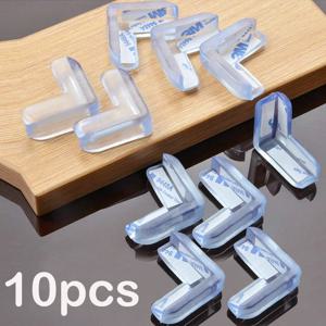 10pcs 아기 안전 실리콘 수호자 테이블 코너 가장자리 보호 커버 전기 소켓 보호 어린이 Anticollision 가드