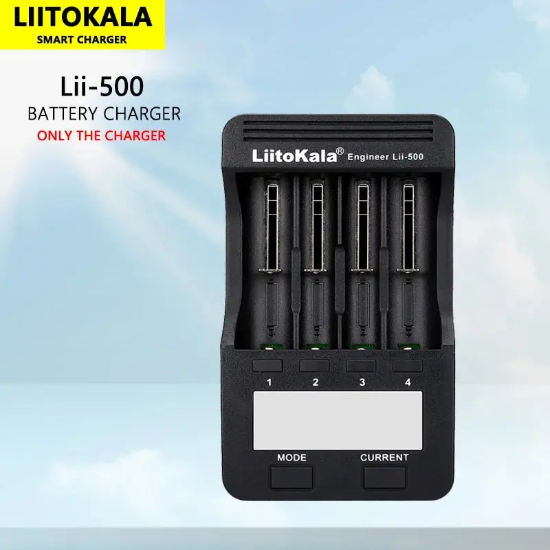 LiitoKala Lii-500 Lii-PD4 Lii-PD2 Lii-S2 Lii-S4 Lii-402 Lii-M4 Lii-M4S 배터리 충전기 18650 26650 21700 리튬 NiMH 배터리
