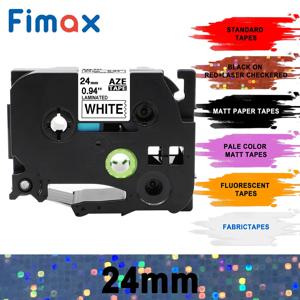 Fimax 1 팩 Brother TZe651 TZe-251 TZE-451 P-touch 라벨 메이커 TZe-651 검정색 노란색 TZe-151 TZe-251 tze-551