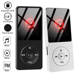 휴대용 미니 MP3 플레이어 HiFi 음악 워크맨 4.0 블루투스 지원 양방향 전송 FM 라디오 음성 녹음기 전자책 자동 탐색