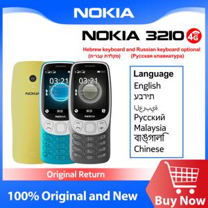 2024 새로운 Nokia 3210 4G 기능 전화 듀얼 SIM 2.4 