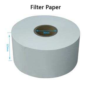 차 필터 용지 160mm 식품 안전 포장재 내부 ID 76mm 티백 필터 용지 롤 K-컵 커피 종이 필터