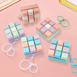 Fidget 감압 9 키보드 키 장난감 성인용 Antistress 장난감 소년 소녀 안티 스트레스 손가락 키보드 게임 키 체인