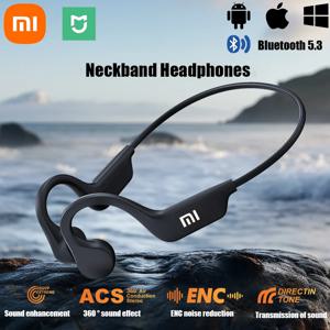 XIAOMI 넥밴드 I18PRO Bluetooth 5.3 헤드폰 골전도 스포츠 이어버드 HiFi 사운드 TWS 이어폰 마이크가 있는 무선 헤드셋