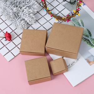10pcs 갈색 크래프트 종이 항공기 선물 상자 빈 수제 비누 포장 상자