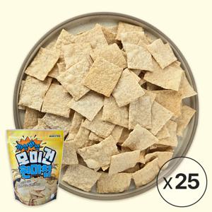 기름제로 무설탕 현미과자 모미건 현미칩 25봉X100g 건강 스낵 비건인증 현미 쌀과자
