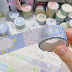 저널 플래너용 와시 테이프, 스크랩북 데코 마스킹 테이프, DIY 예술 공예 앨범, 귀여운 애플 데코, 와시 테이프