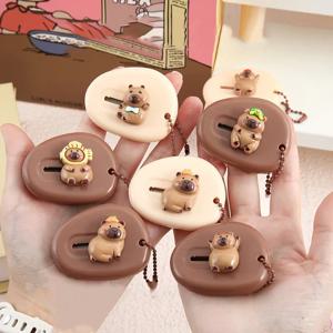 Kapibala 휴대용 미니 종이 커터 박스 오프너, DIY 아트 커팅 조각 스크랩북용 귀여운 포켓 유틸리티 나이프, 사무실 학교