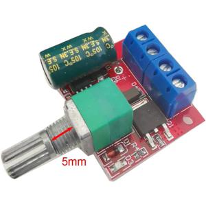 미니 DC 모터 PWM 속도 컨트롤러, 가변 전압 조정기, DC 5V-35V, 5A 속도 조절식 스위치 모듈, 6V, 12V, 24V, 1 개, 3 개