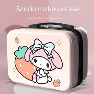 산리오 패션 휴대용 화장품 케이스, 대용량, 귀여운 만화 휴대용 보관함, 타이 로드, 작은 여행 가방, 신제품