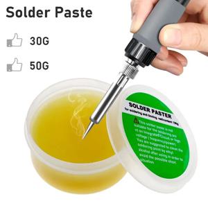 전문 용접 플럭스 용접 솔더 페이스트, 183 도 중간 온도 플럭스 무세척 송진, 20g, 30g, 50g, 100g, 1PC