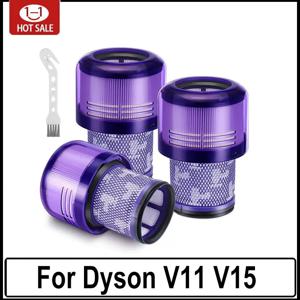 다이슨 V11 동물/V11 토크 드라이브 V15 감지 액세서리 세척 가능 필터 사이클론 진공 청소기 교체 예비 부품