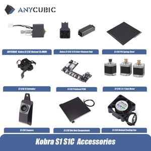 ANYCUBIC Kobra S1 Kobra S1 콤보 액세서리 핫엔드 압출기 8색 필라멘트 허브 PEI 스프링 스틸 리턴 감지 모듈