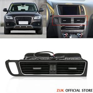 ZUK For Audi Q5 2009 2010 2011 2012 2013 2014 2015-2018 전면 대시 중간 에어컨 AC 벤트 그릴 프레임 콘센트 어셈블리